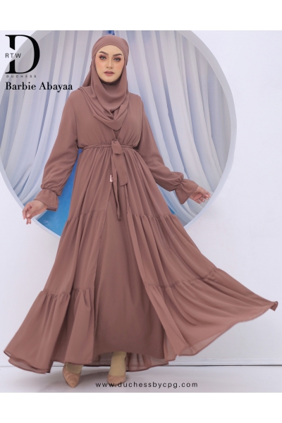 PRE ORDER BARBIE ABAYAA  - MOCHA PRE ORDER BARBIE ABAYAA  - MOCHA